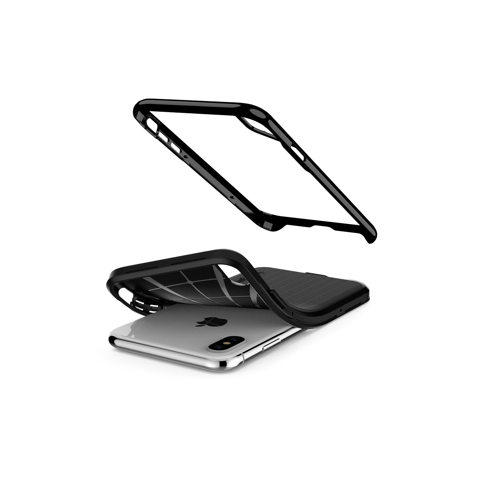 Чехол для мобильного телефона Spigen iPhone XS Max Neo Hybrid Jet Black (065CS24839) изображение 4