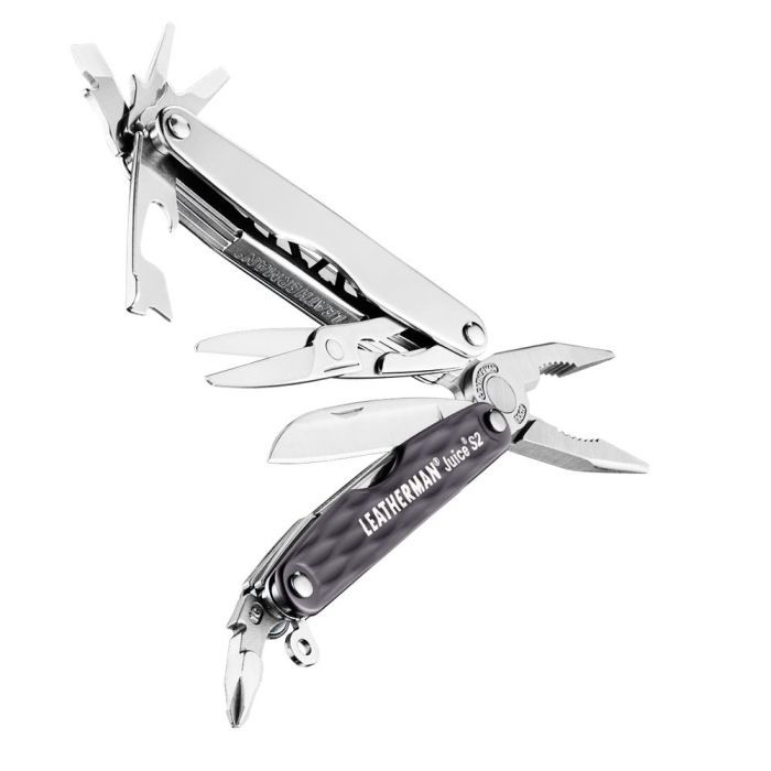 Мультитул Leatherman Juice S2- GRANITE GRAY, кожаный чехол, карт. коробка (831944) изображение 3