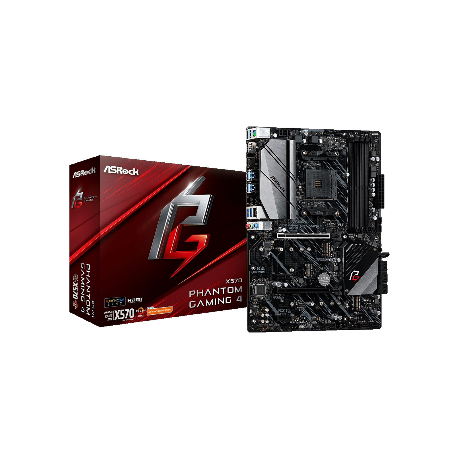 Материнская плата ASRock X570 PHANTOM GAMING 4 цены в Киеве и Украине ...