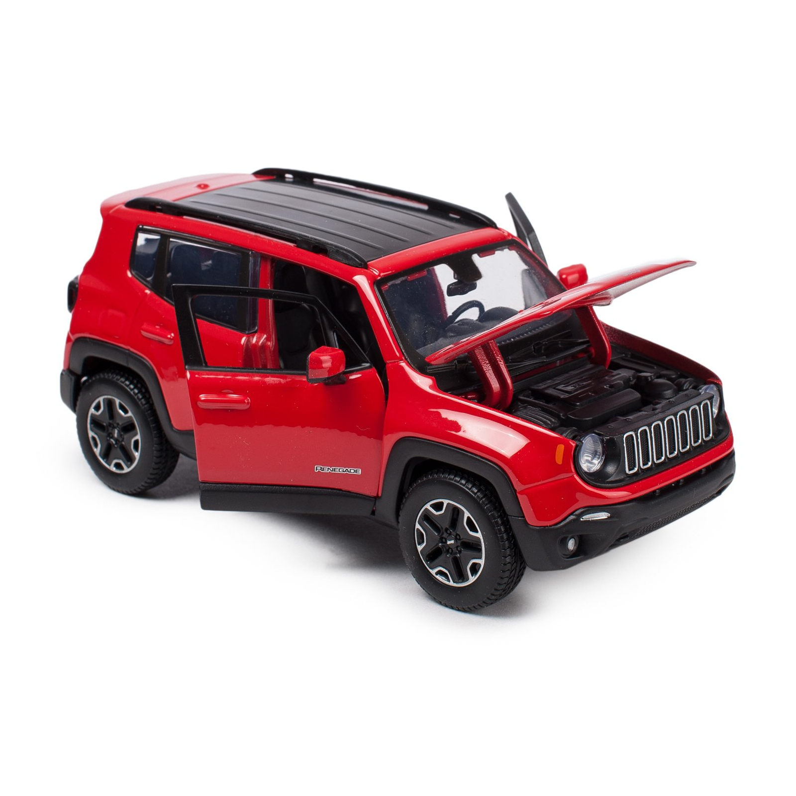 Машина Maisto Jeep Renegade (1:24) красный металлик (31282 met. red) изображение 3