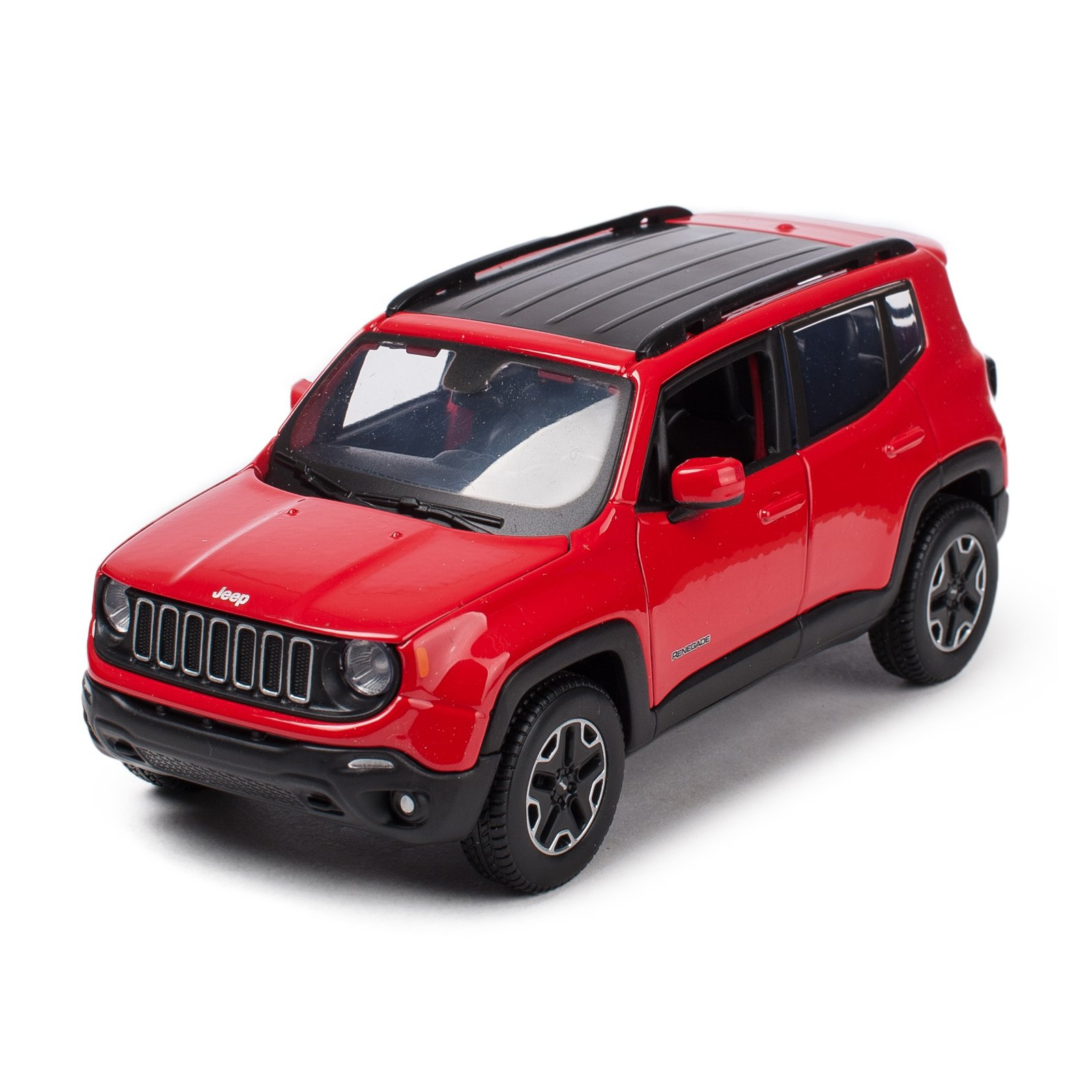 Машина Maisto Jeep Renegade (1:24) красный металлик (31282 met. red)