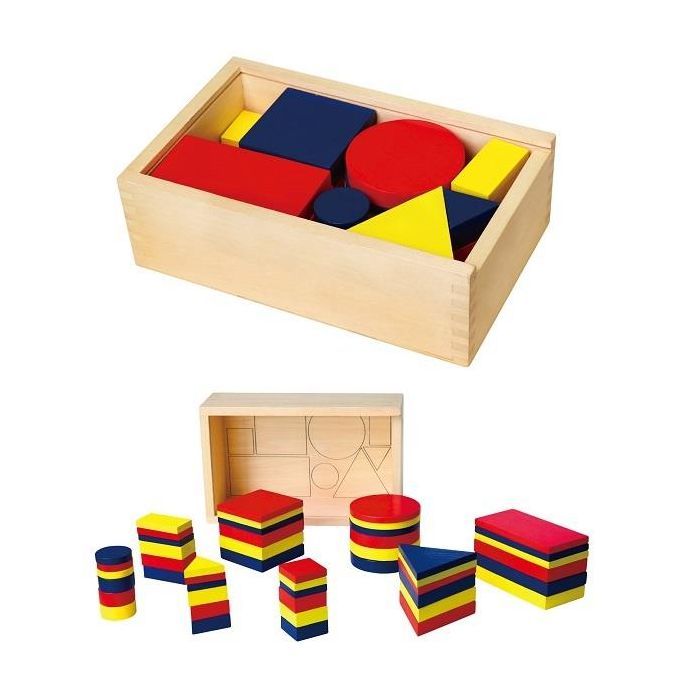 Навчальний набір Viga Toys Логічні блоки (56164U)