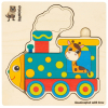Развивающая игрушка Quokka Пазл-мозаика Поезд (QUOKA014PM) изображение 2