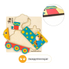 Развивающая игрушка Quokka Пазл-мозаика Поезд (QUOKA014PM) изображение 3