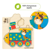 Развивающая игрушка Quokka Пазл-мозаика Поезд (QUOKA014PM) изображение 5