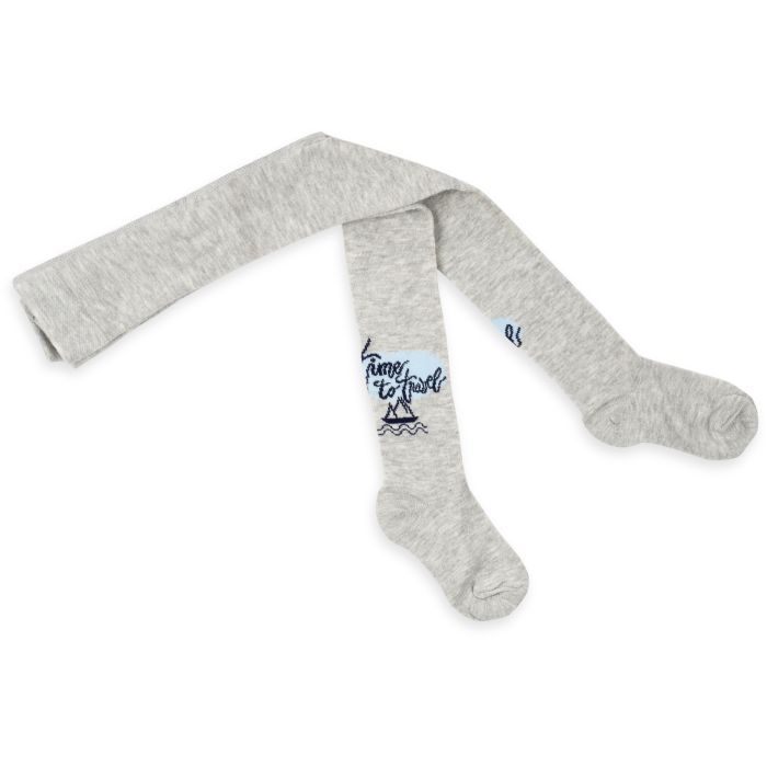 Колготки детские BNM с корабликами (M0C0301-1463-1B-gray)