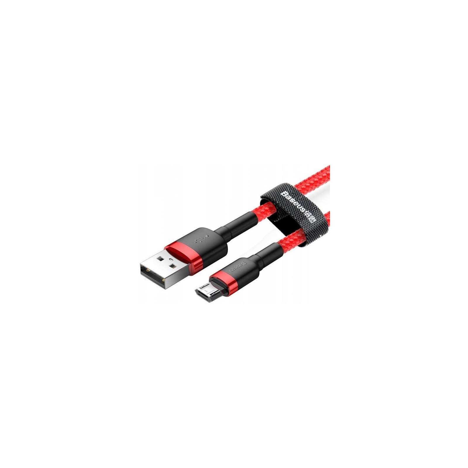 Дата кабель USB 2.0 AM to Micro 5P 1.0m Cafule 2.4A red+black Baseus (CAMKLF-B91)