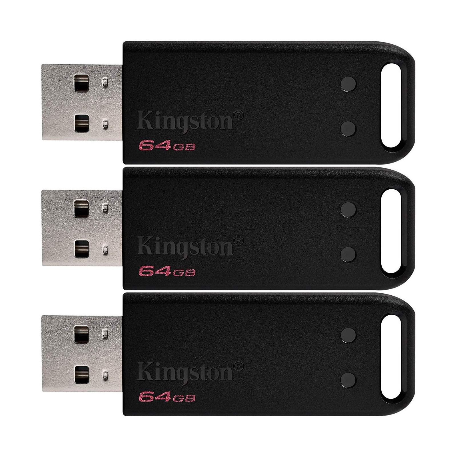 USB флеш накопичувач Kingston 3x64GB DataTraveler 20 USB 2.0 (DT20/64GB-3P)