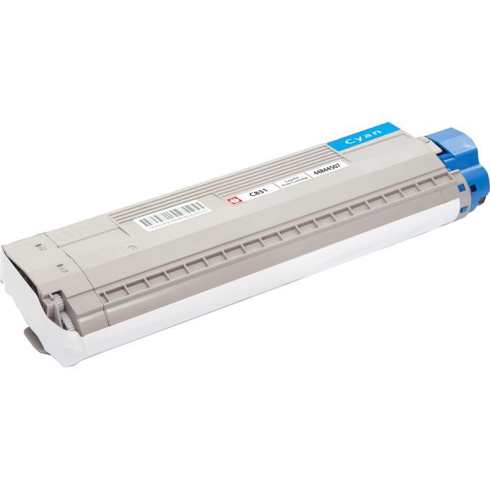 Тонер-картридж BASF OKI C831/841 Cyan, 44844507 (KT-44844507) изображение 3