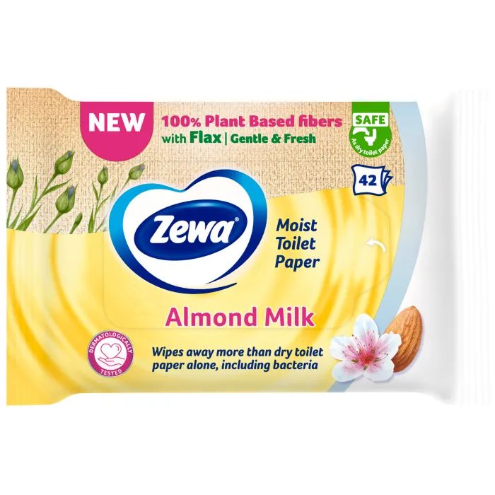 Туалетная бумага Zewa Almond Milk 42 шт (7322540796179) изображение 2