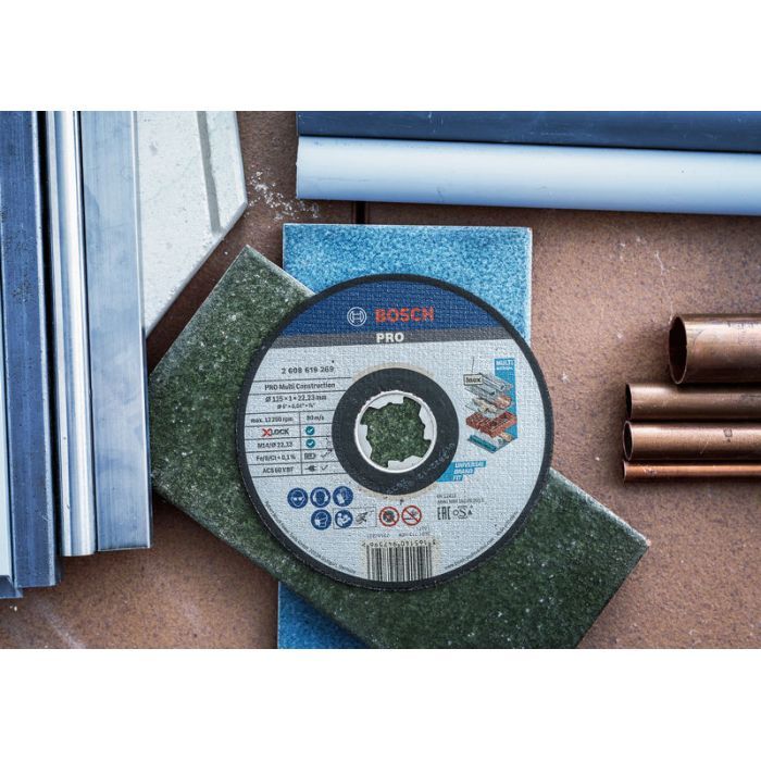 Круг відрізний Bosch X-LOCK Multi Material, 125x1.6x22.2мм (2.608.619.270) зображення 5