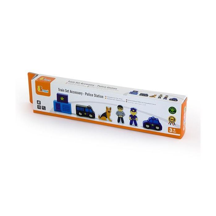 Залізниця Viga Toys Доп. набір до ж / д "Поліцейська дільниця" (50814) зображення 2