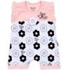 Боди детское Miniworld с цветочками (14940-56G-pink)