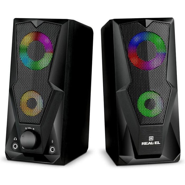 Акустична система REAL-EL S-111 USB Black зображення 4