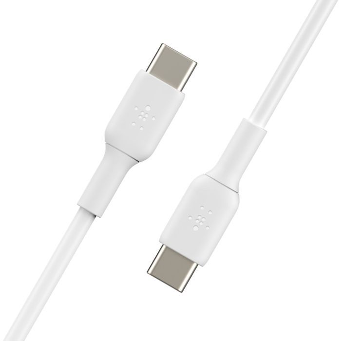 Дата кабель USB-С - USB-С, PVC, 1m, white Belkin (CAB003BT1MWH) изображение 4