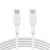 Дата кабель USB-С - USB-С, PVC, 1m, white Belkin (CAB003BT1MWH)