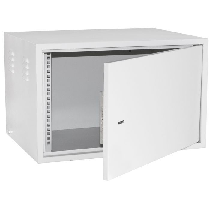 Шкаф настенный Ipcom 19" 7U Forpost глубина 450 антивандальная К-4547 RAL7035 (БКМ-600-7U) изображение 2