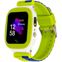 Смарт-часы Atrix iQ2200 IPS Cam Flash Green Детские телефон-часы с трекером (iQ2200 Green)