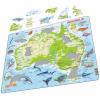 Пазл Larsen рамка-вкладыш Карта Австралии - животный мир (A31-UA) изображение 2