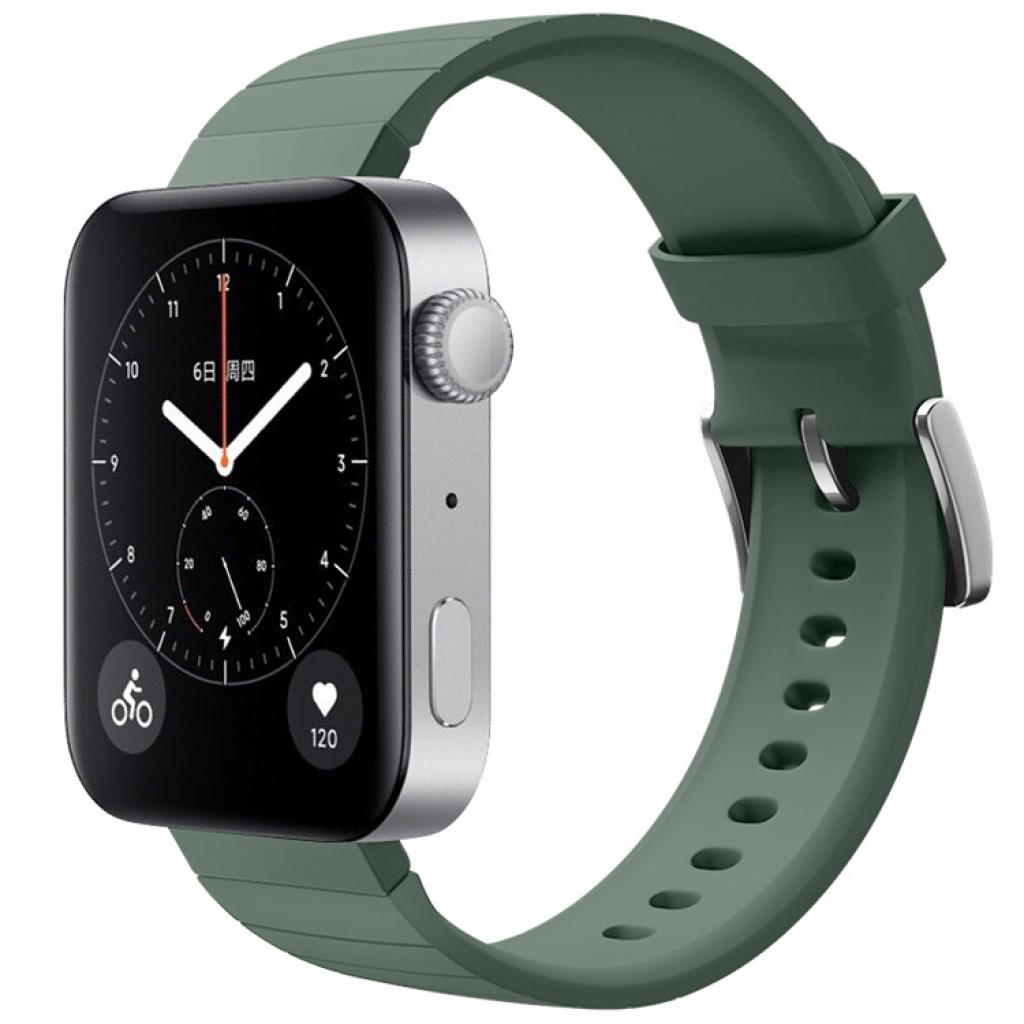 Ремешок для смарт-часов BeCover Silicone для Xiaomi Mi Watch Green (704513)