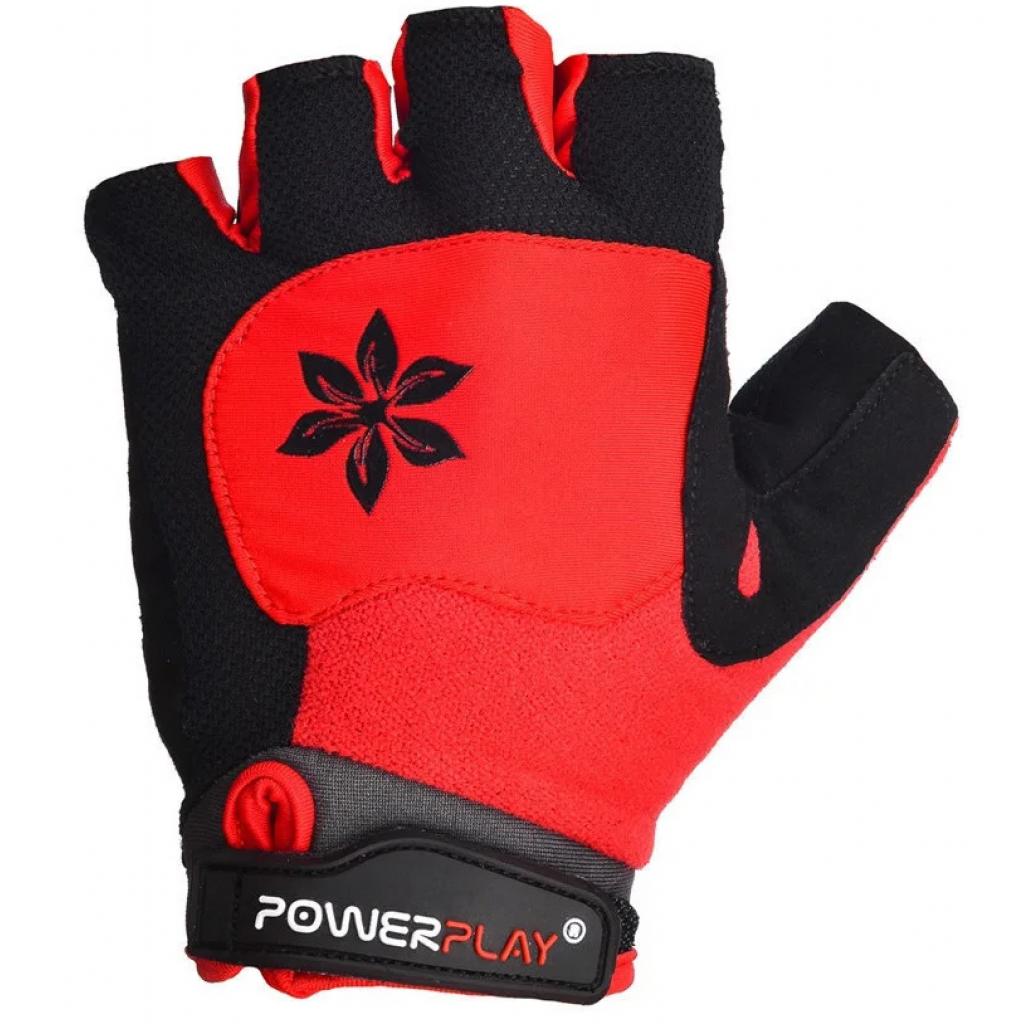 Велоперчатки PowerPlay Women 5284 Red M (5284A_M_Red) изображение 2