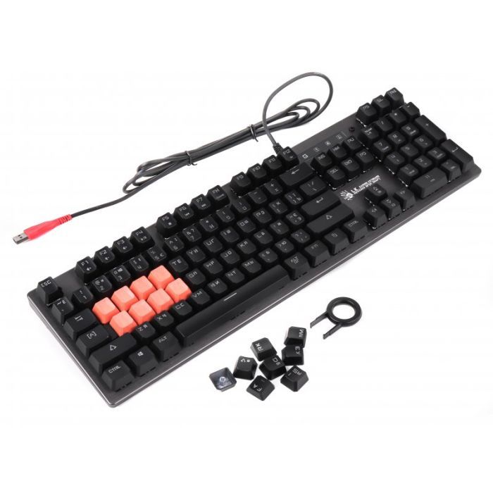 Клавиатура A4Tech Bloody B760 Green Sw Black изображение 4