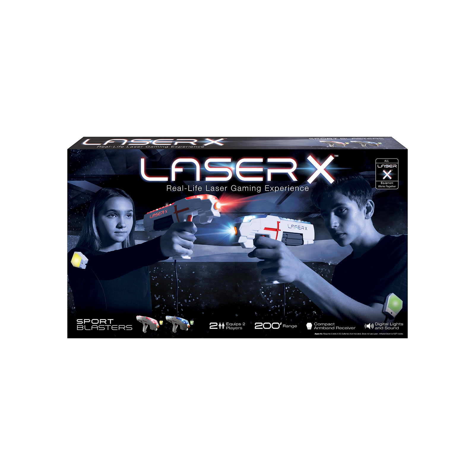 Іграшкова зброя Laser X для лазерних боїв Sport для двох гравців (88842) зображення 6