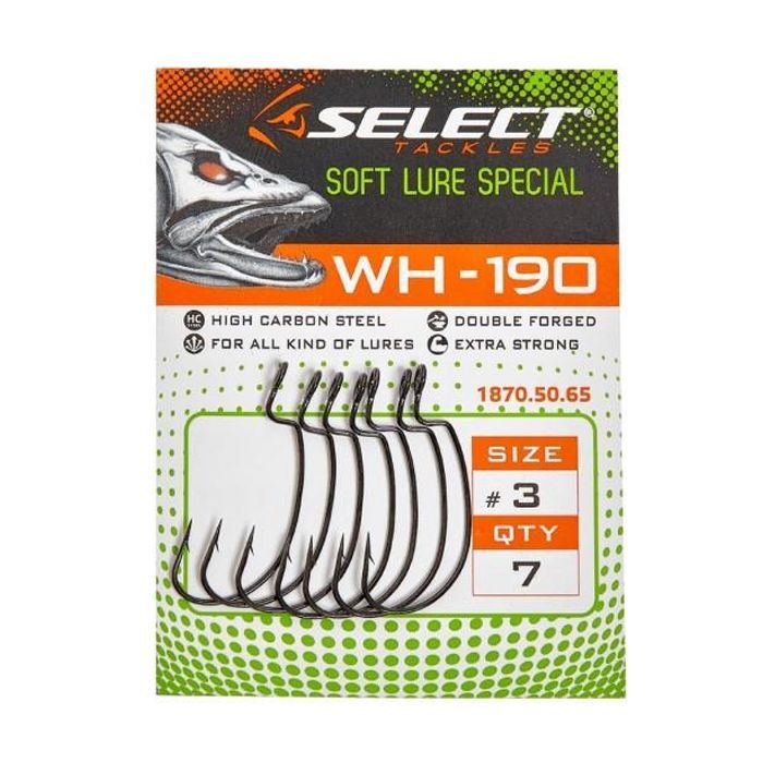Крючок Select WH-190 08 (9 шт/уп) (1870.50.62) изображение 2