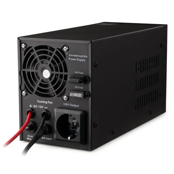Пристрій безперебійного живлення Vinga QDPS-600 600VA LCD (QDPS-600) зображення 2