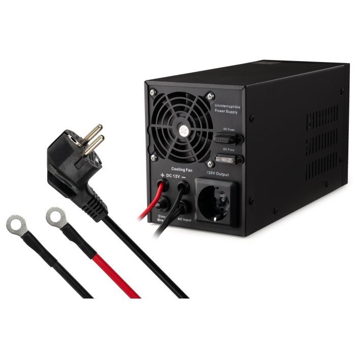 Пристрій безперебійного живлення Vinga QDPS-600 600VA LCD (QDPS-600) зображення 7
