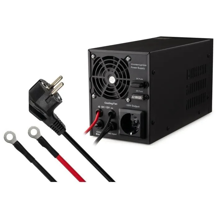 Пристрій безперебійного живлення Vinga QDPS-600 600VA LCD (QDPS-600) зображення 7
