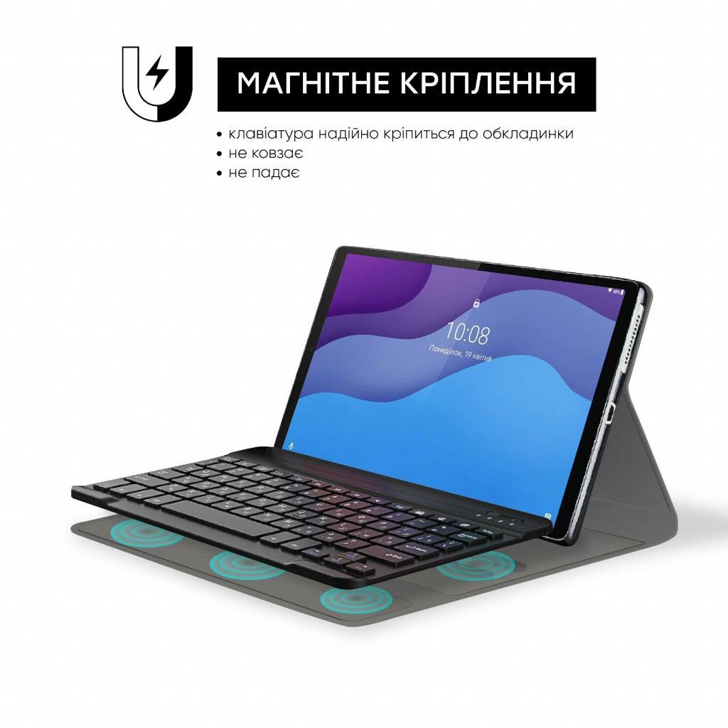 Чехол для планшета AirOn Premium Lenovo Tab M10 HD (2nd Gen) TB-X306F Bluetooth keybo (4822352781053) изображение 4