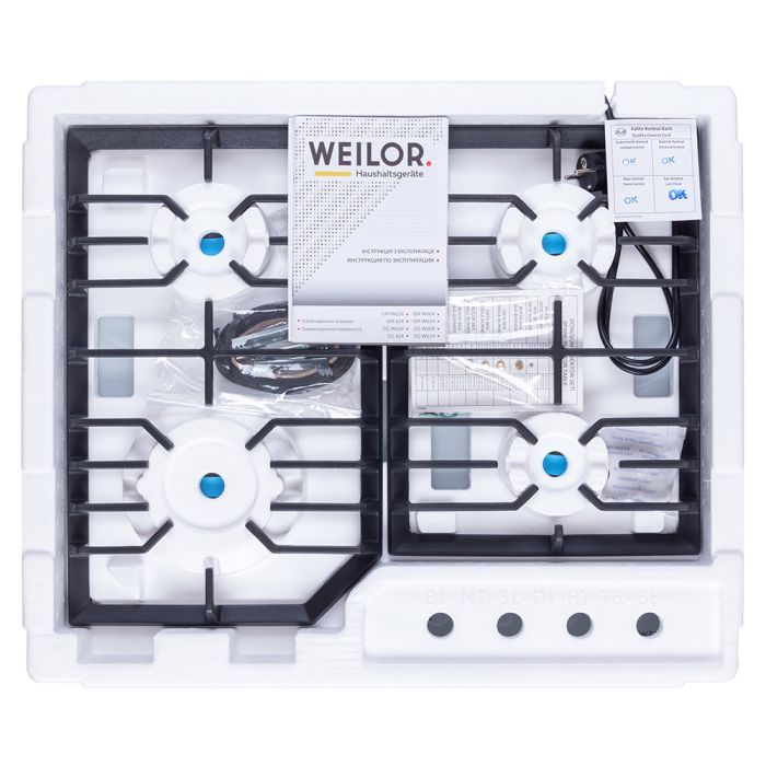 Варочна поверхня Weilor GG 624 WH зображення 11