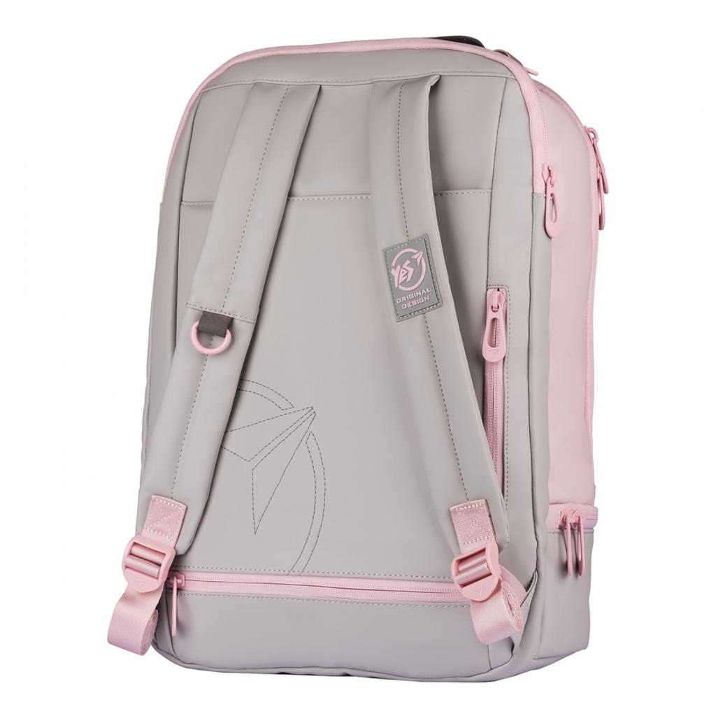 Рюкзак шкільний Yes T-123 Amelie серо-розовый (557863) зображення 3
