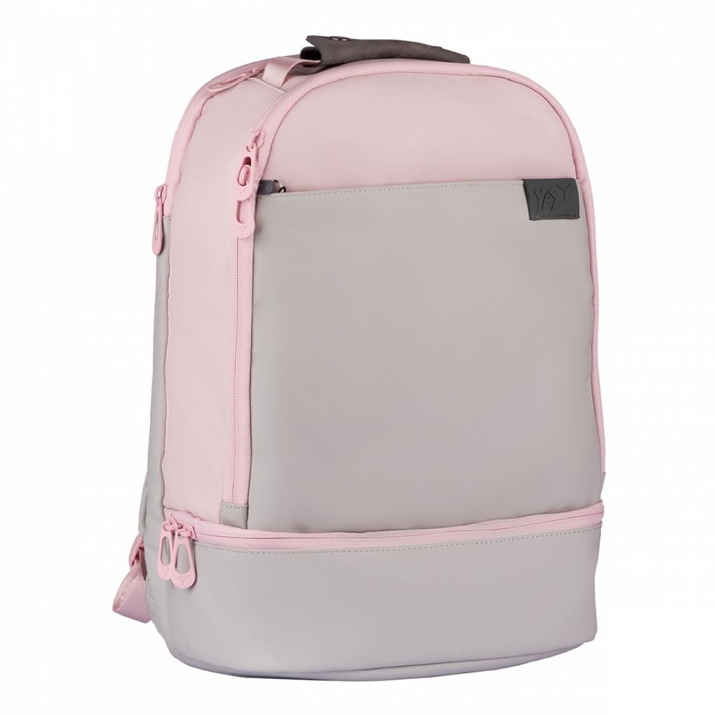 Рюкзак школьный Yes T-123 Amelie сіро-рожевий (557863)
