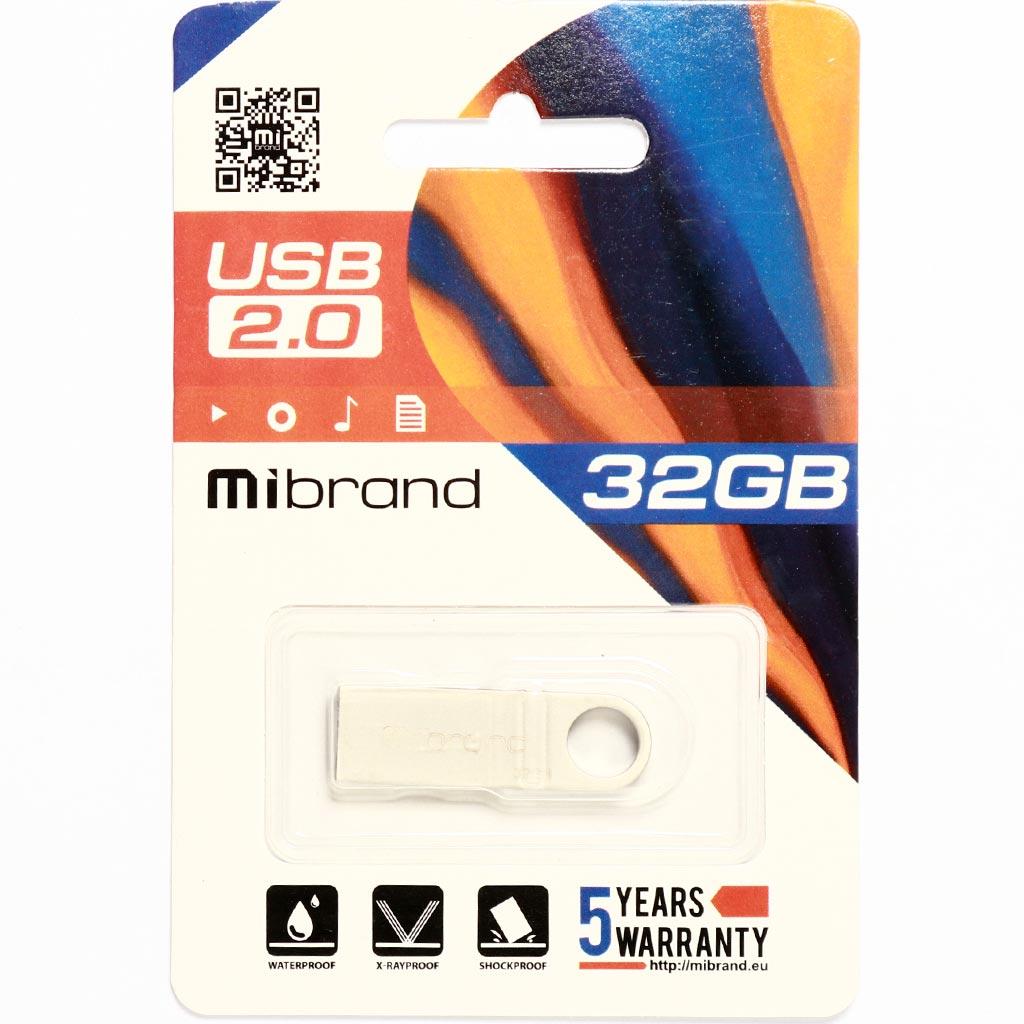 USB флеш накопитель Mibrand 8GB Puma Silver USB 2.0 (MI2.0/PU8U1S) изображение 2