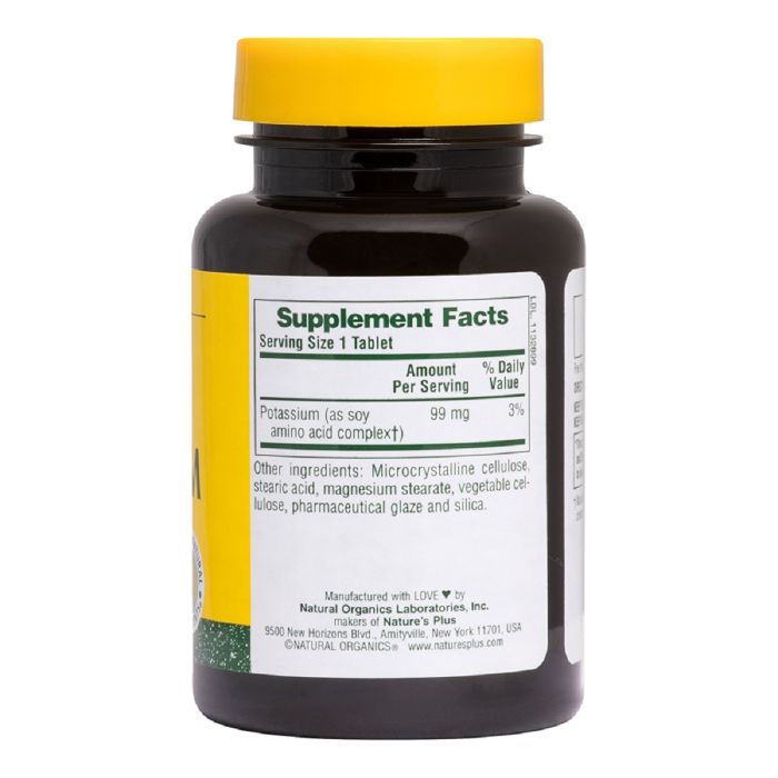 Минералы Natures Plus Калий, Potassium, Nature's Plus, 99 мг, 90 таблеток (NTP3370) изображение 2