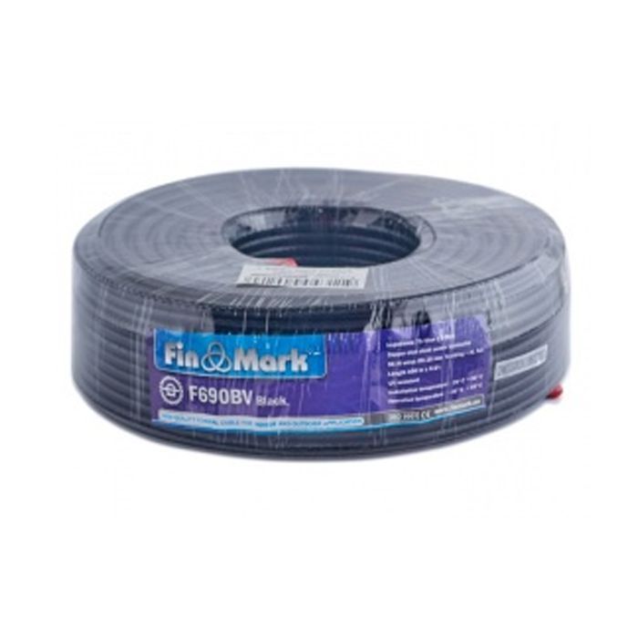 Кабель телевізійний FinMark RG-690, CCS, 100м, black (F690BV_100_black) зображення 2