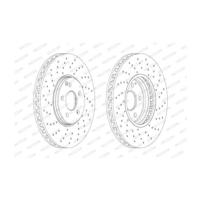 Тормозной диск FERODO DDF1981RC-1