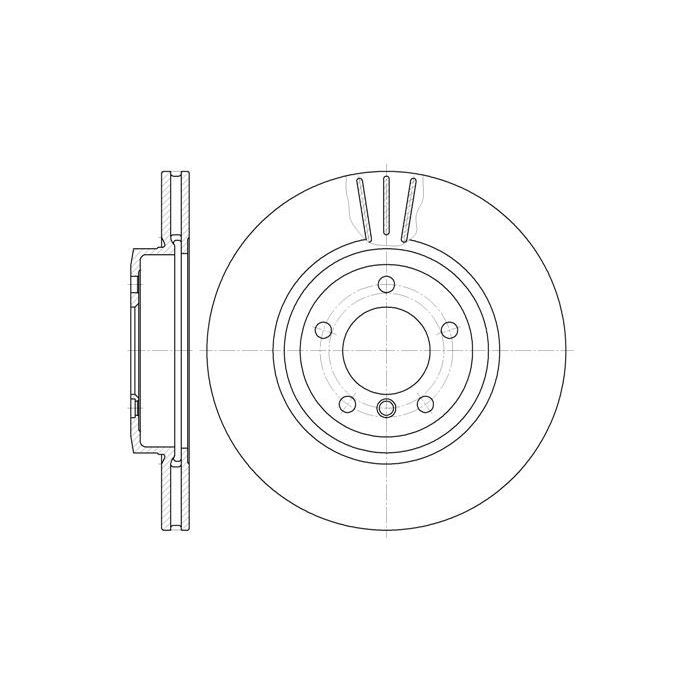 Тормозной диск REMSA 6598.10