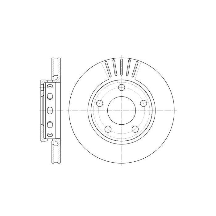 Тормозной диск REMSA 6835.10