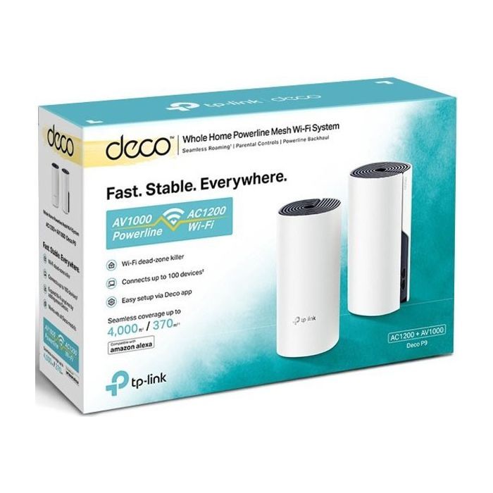 Точка доступа Wi-Fi TP-Link DECO-P9-2-PACK изображение 2