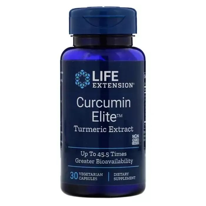 Травы Life Extension Экстракт куркумы, Curcumin Elite, 30 растительных капсул (LEX-24673)