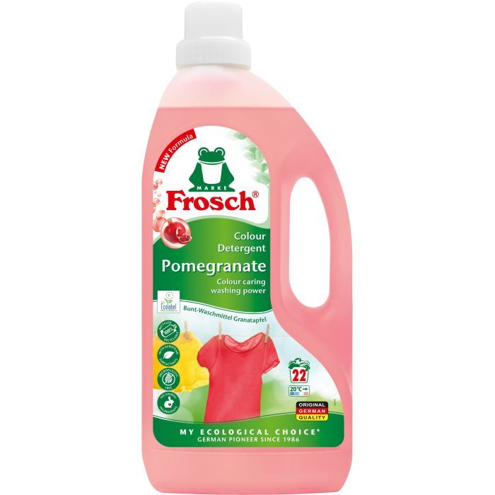 Гель для прання Frosch Гранат Для кольорової білизни 1.5 л (4009175941190/4009175963475) зображення 2
