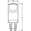 Лампочка Osram LEDPIN40 3,8W/840 230V CL G9 FS1 (4058075432420) изображение 5