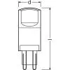 Лампочка Osram LEDPIN40 3,8W/840 230V CL G9 FS1 (4058075432420) изображение 5