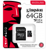 Карта памяти Kingston 64GB microSDXC class 10 UHS-I V30 A1 (SDCIT2/64GB) изображение 3