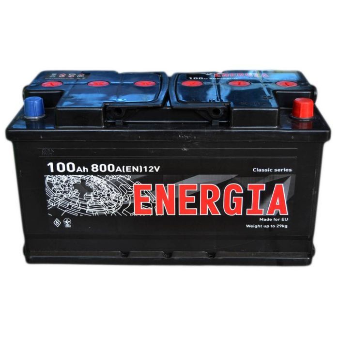 Аккумулятор автомобильный ENERGIA 100Ah (000022392)