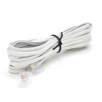 Патч-корд телефонный 2м RJ11 (6P4C) Voltronic (PC-2,0W)