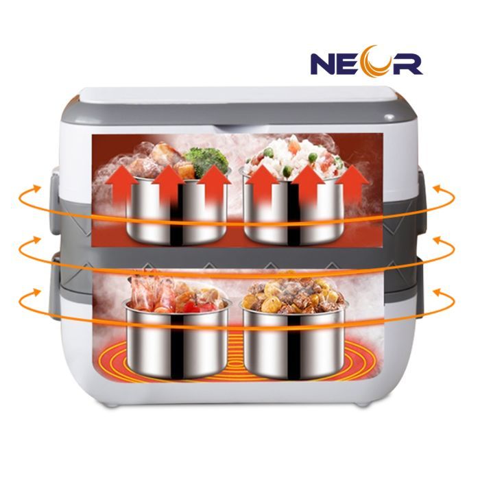 Ланч-бокс Neor для підігріву та приготування їжі 2 л (2L2 WT) зображення 8